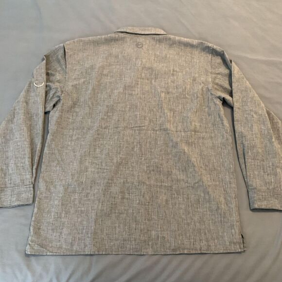 Magellan Outdoors Shirt Mens Large Gray Angler Fit Fishing Long Sleeve - Picture 5 of 6